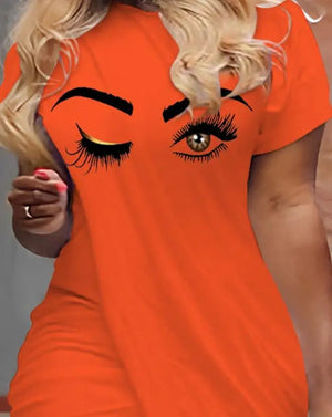 Short Sleeve Cut Out Dress