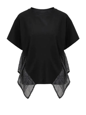 Short Sleeves Black T Shirts Women