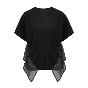 Short Sleeves Black T Shirts Women