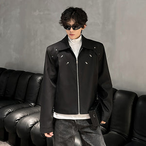 Shoulder Padded Y2K Jacket