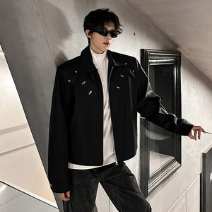 Shoulder Padded Y2K Jacket