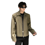 Shoulder Padded Y2K Jacket