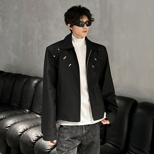 Shoulder Padded Y2K Jacket