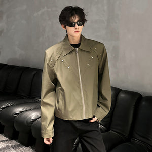 Shoulder Padded Y2K Jacket