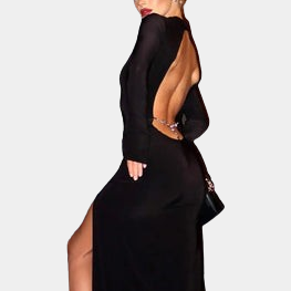 Side Cut Out Maxi Dress