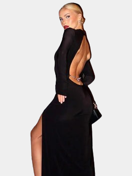 Side Cut Out Maxi Dress