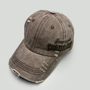 Side Letter Embroidery Y2K Cap