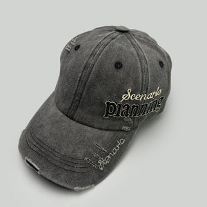 Side Letter Embroidery Y2K Cap