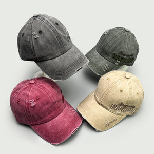 Side Letter Embroidery Y2K Cap