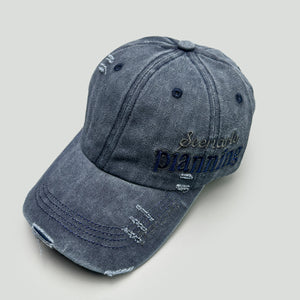 Side Letter Embroidery Y2K Cap