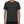 Dark Gray running t-shirt worn front view on a white background, black side panels and chest logo