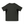 Dark Gray Side Panel Athletic T Shirt laid flat, front view with black side panels and neck label