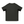 Dark Gray running t-shirt laid flat from the back, black underarm panels and straight hem