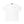 White Side Panel Athletic T Shirt laid flat, front view with crew neck, neck label and chest logo