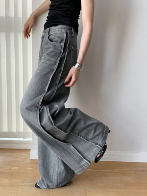 Side panel Y2K jeans women's