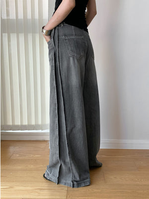 Side panel Y2K jeans women's