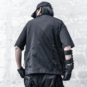 Side Zippers Cargo Vest