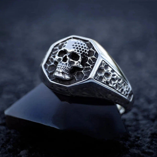 Signet Skull Ring