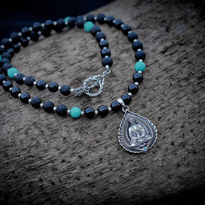 Silver Buddha Necklace