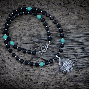 Silver Buddha Necklace