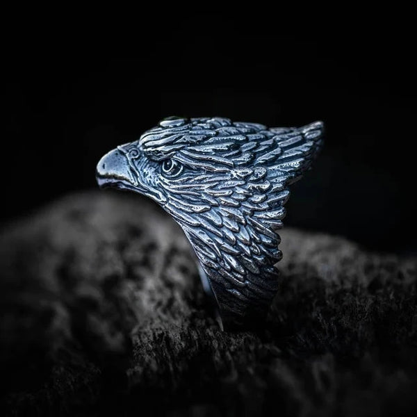 Silver Eagle Ring