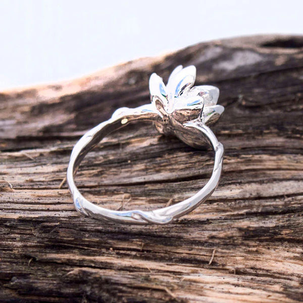 Silver Flower Ring