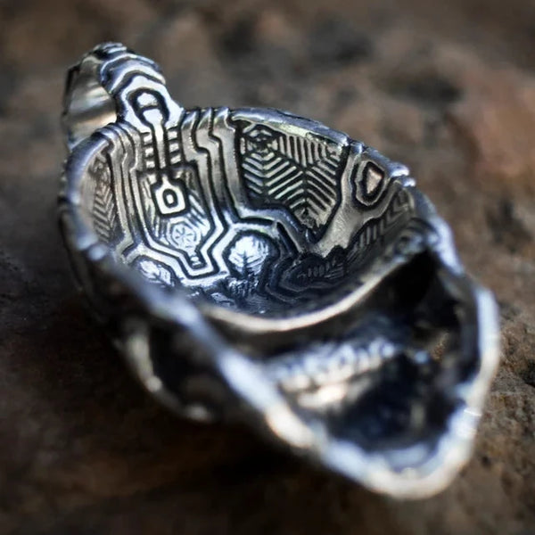 Silver Skull Ring