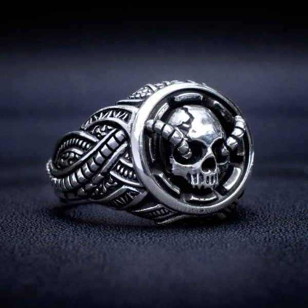 Silver Skull Ring