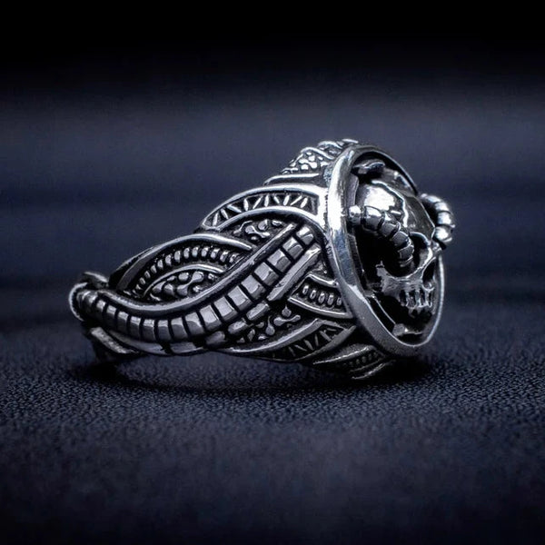 Silver Skull Ring