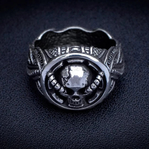 Silver Skull Ring