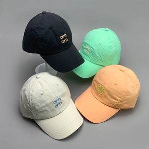Simple Baseball Hats Cotton Y2K