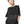Simple Black T Shirt For Women - product view on white background