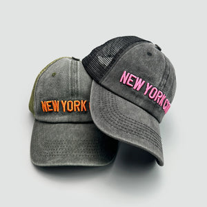 Simple Embroidery Y2K Caps