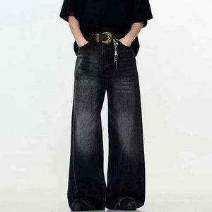 Simple Men's Y2K Baggy Jeans