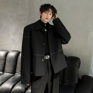 Single Breasted Loose Y2K Jacket