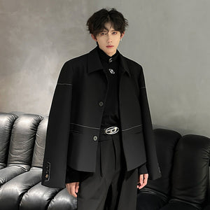 Single Breasted Loose Y2K Jacket