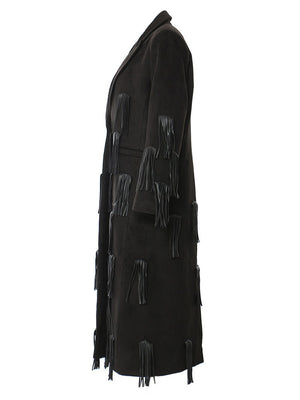 Single Button PU Women Spring Jacket