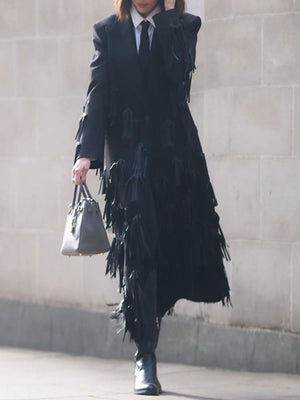 Single Button PU Women Spring Jacket