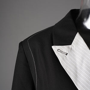 Single Button Spring Jacket Women