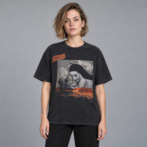 Sister Graphic Y2K Tees – worn by a woman