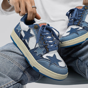 Skateboard Shoes Blue Y2K