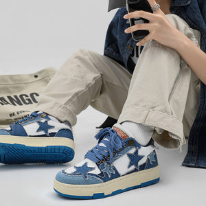 Skateboard Shoes Blue Y2K