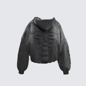 Skeleton 3D Cyberpunk Hoodie