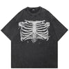 Skeleton Graphic Y2K T Shirt