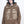 Brown and black skeleton design men hoodie with ripped detailing