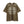 Brown and black skeleton print mens t shirt with ripped detailing