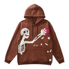 Skeleton Y2k hoodie