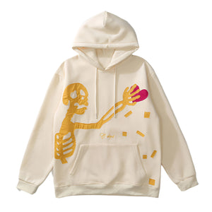 Skeleton Y2k hoodie