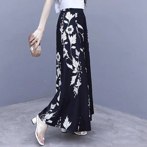 Skirt Pants Flower Print