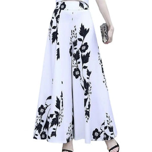 Skirt Pants Flower Print